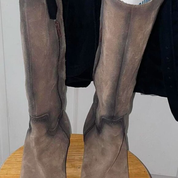 Dr scholl Moonshine Boots Chunky Heel Boho distressed Nordstrom Cowboy boot - Picture 6 of 6